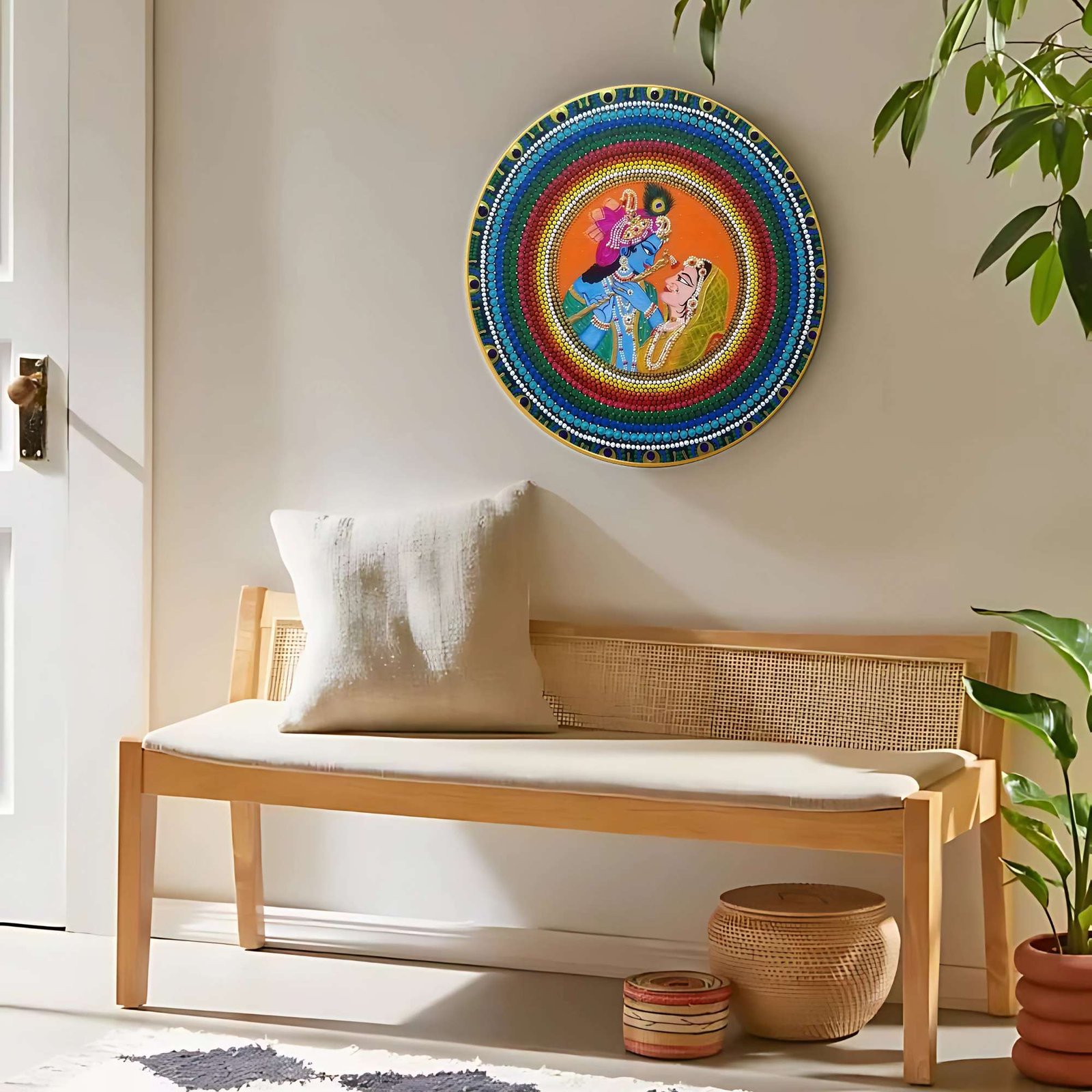 Round Wall Painting - Image 3